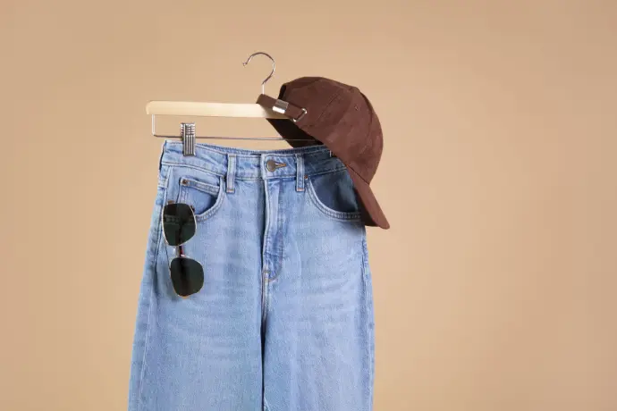 Upgrade your everyday style with these premium denim jeans, designed for durability, comfort, and a perfect fit. Made from high-quality stretch cotton fabric, these slim-fit jeans offer a modern silhouette while allowing full freedom of movement. The image shows a classic five-pocket design, reinforced stitching, and a button-zip closure, available in versatile shades like deep indigo, light blue, and black. Whether paired with a T-shirt for a casual look or a shirt for a smart-casual vibe, these men’s/women’s jeans are a wardrobe essential for every season.